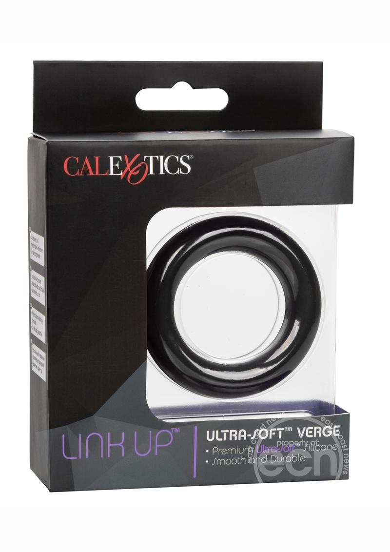 Link Up Ultra-Soft Verge Cock Ring Black