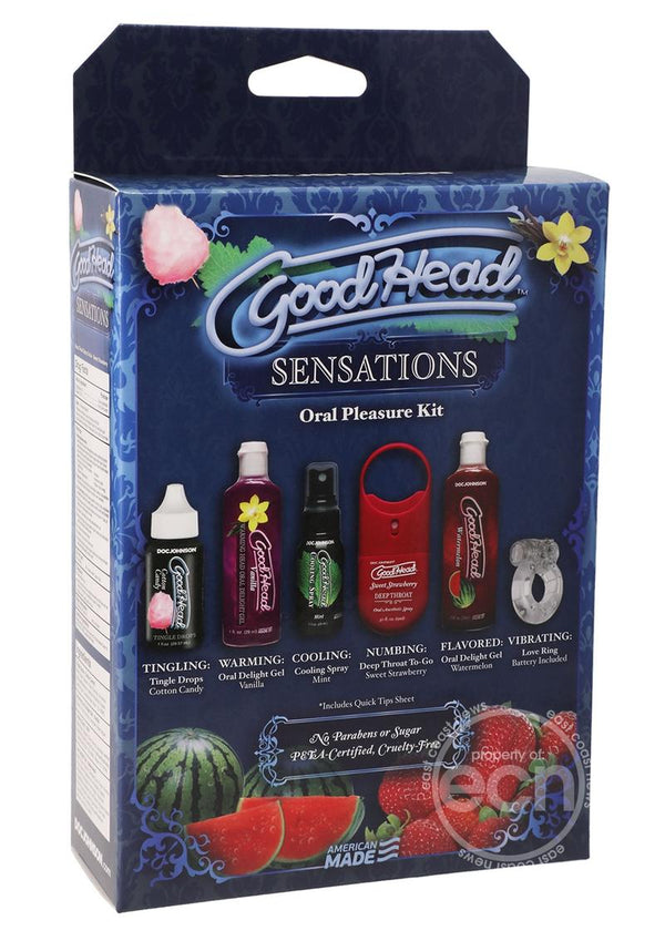 GoodHead Sensations Kit Flavored Oral Enhancers (6 per pack)