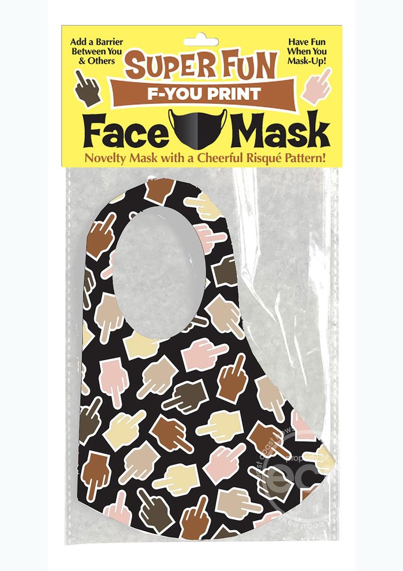 F-U PRINT FACE MASK