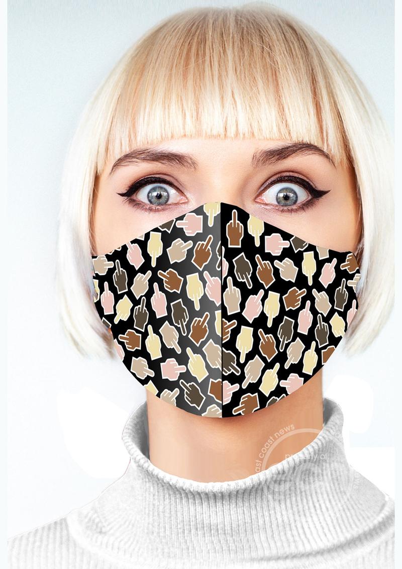 F-U PRINT FACE MASK