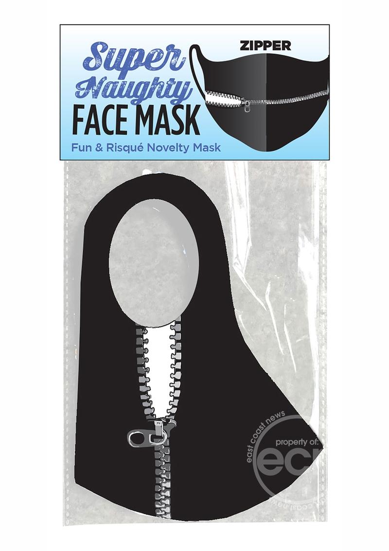 Super Naughty Zipper Mouth Mask