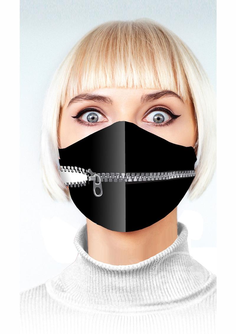 Super Naughty Zipper Mouth Mask