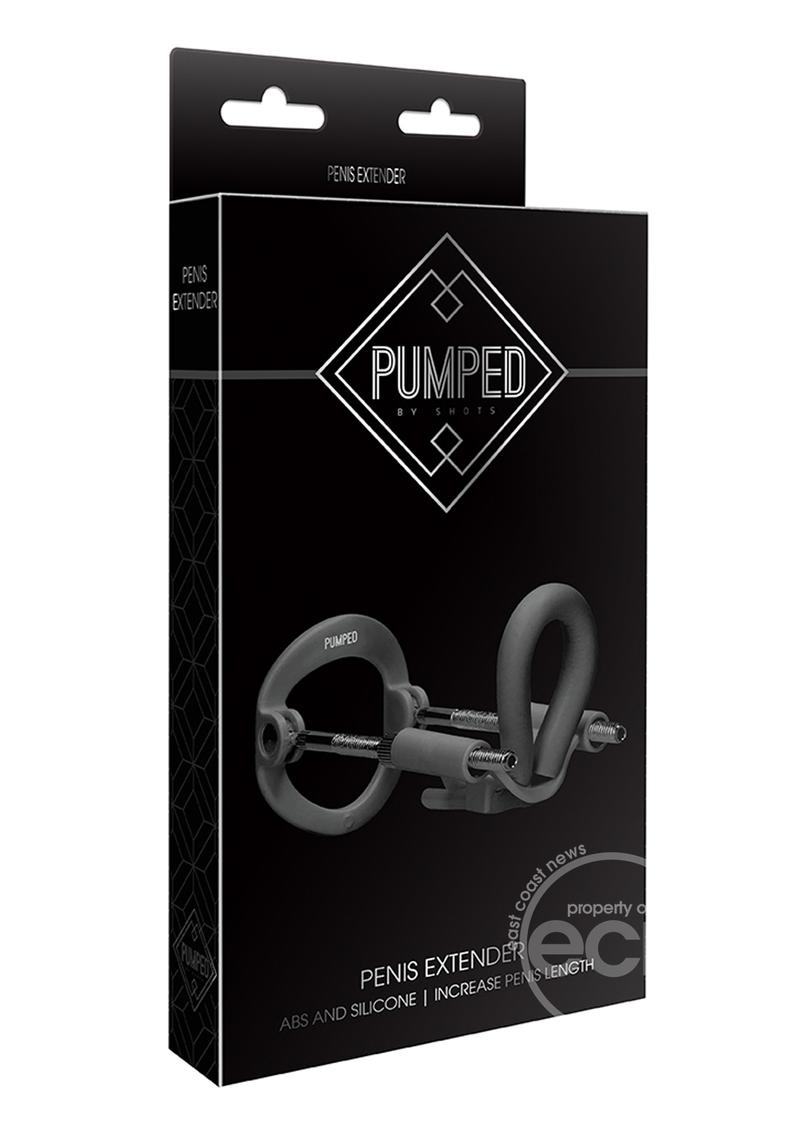 PUMPED PENIS EXTENDER BLACK