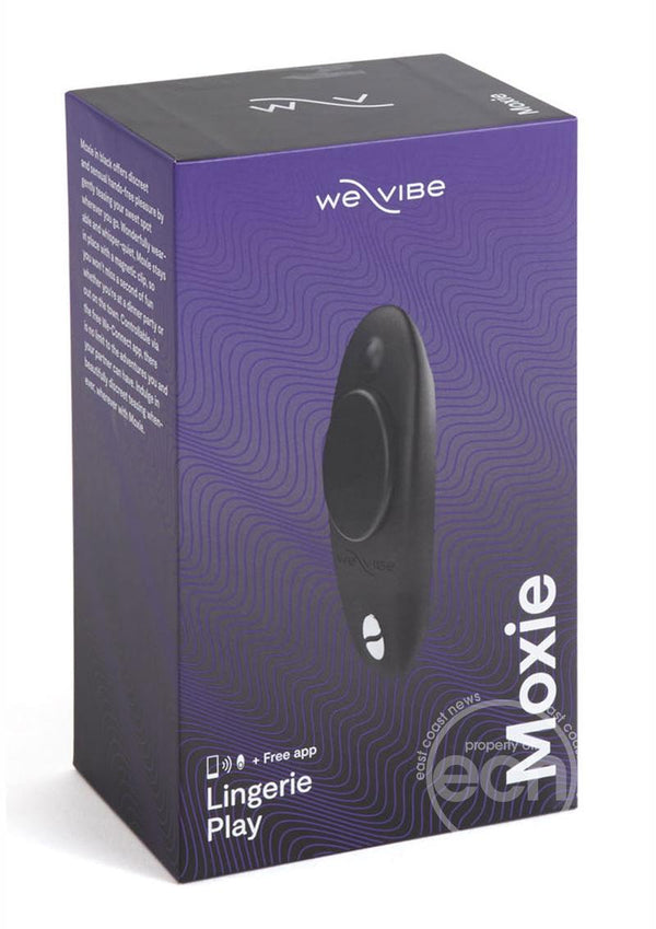 We-Vibe Moxie Silicone Rechargeable Wearable Panty Vibe with Remote Control