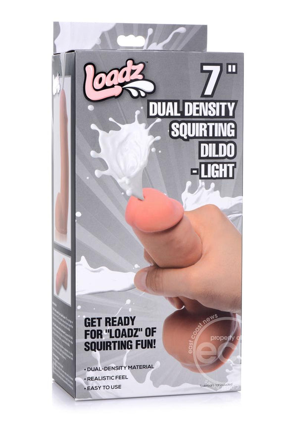 LOADZ DUEL DENSITY SQUIRTING DILDO LIGHT/7 LIGHT