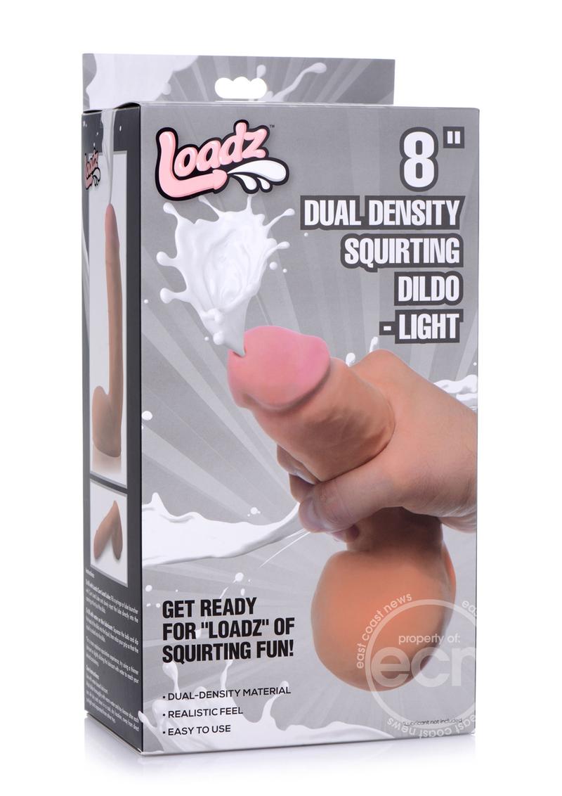 LOADZ DUEL DENISTY SQUIRTING DILDO LIGHT/8 WHITE