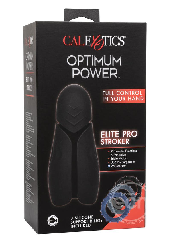 Optimum Power Elite Pro Stroker Silicone Rechargeable Masturbator