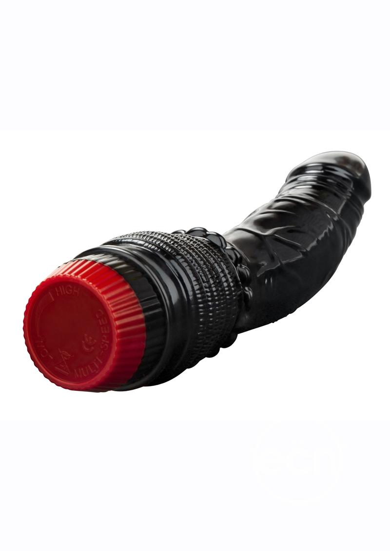 C&B Gear Vibrating Anal Dildo 4.75in - Black