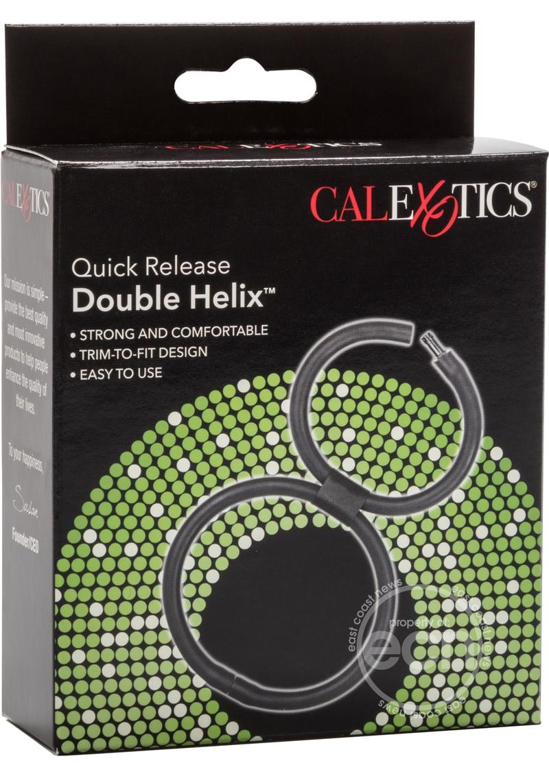 Quick Release Double Helix Cock Ring