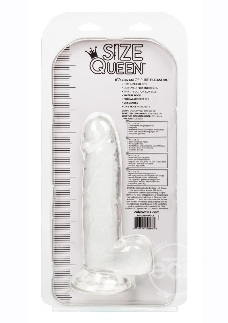 Size Queen Dildo 6in