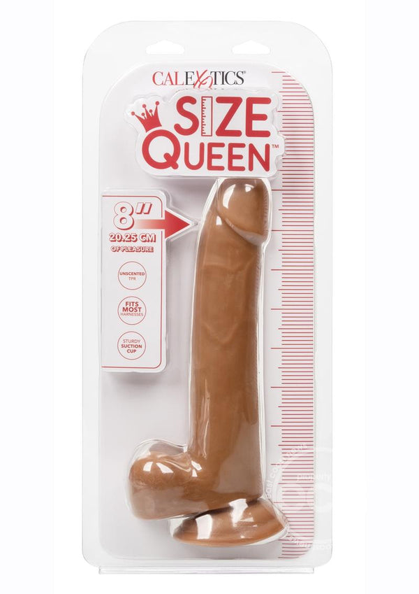 Size Queen Dildo 8in CHOCOLATE