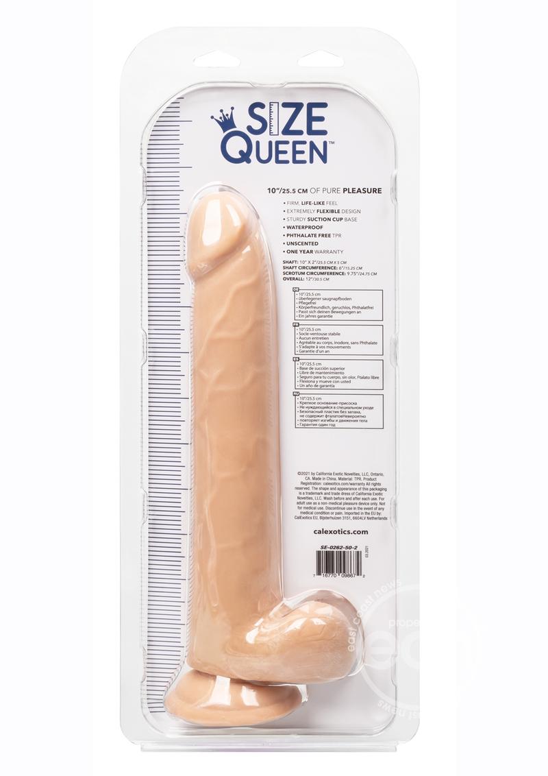 Size Queen Dildo 10in VANILLA