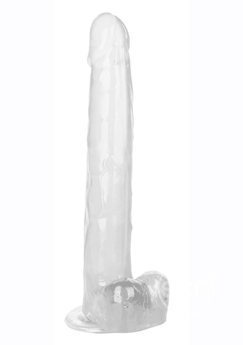 Size Queen Dildo with Balls 12in