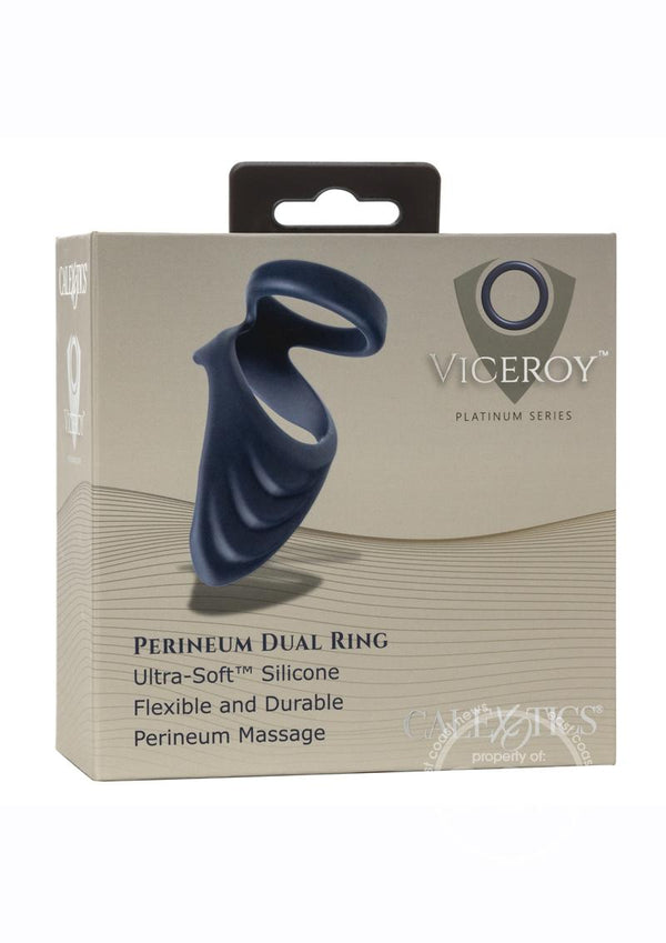 Viceroy Perineum Dual Ring Silicone Cock Ring