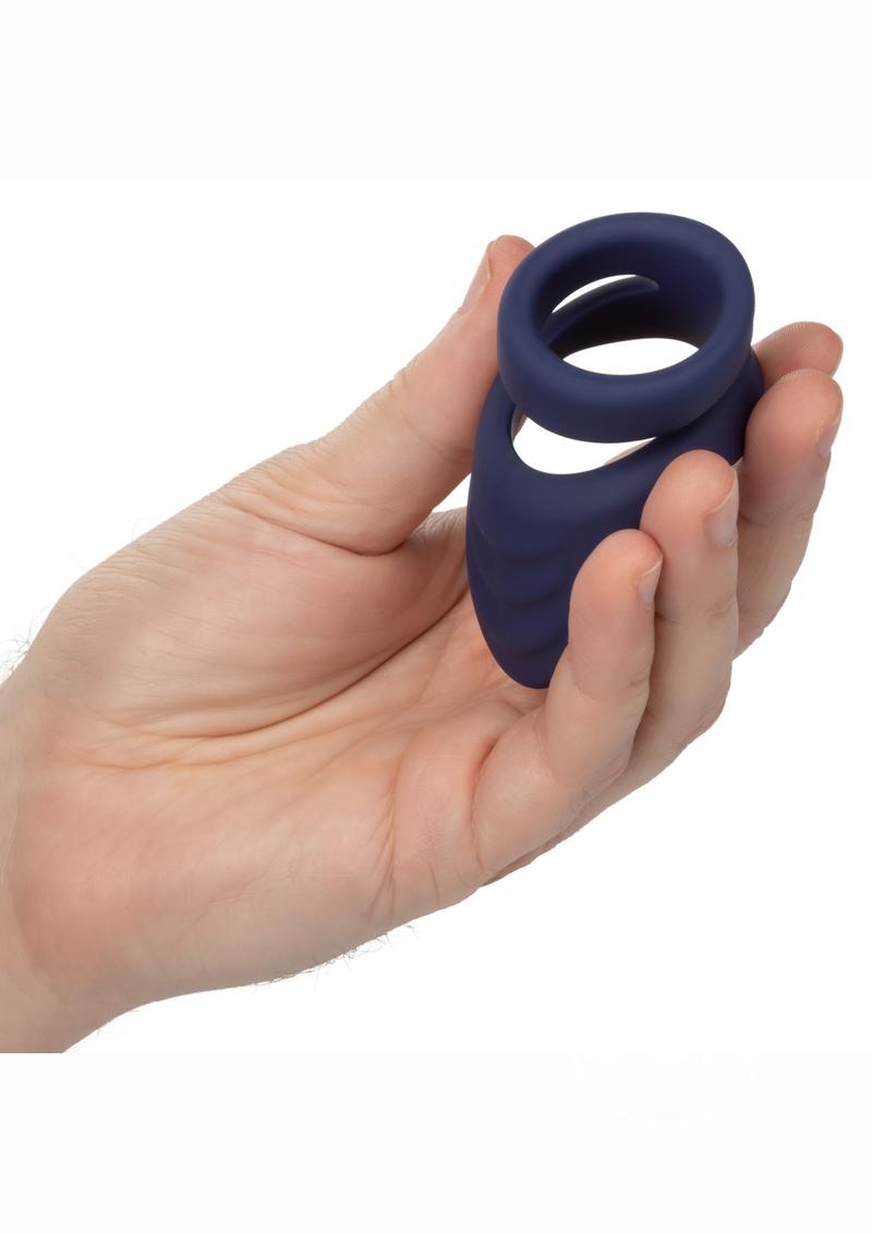 Viceroy Perineum Dual Ring Silicone Cock Ring