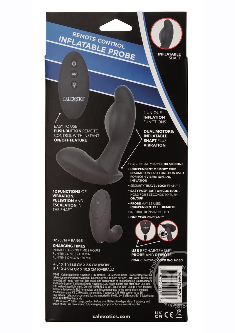 Eclipse Remote Control Inflatable Silicone Anal Probe