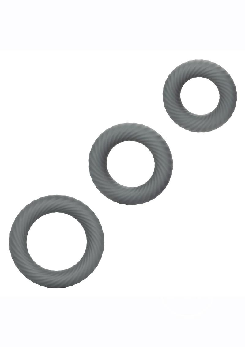 Link Up Ultra Soft Ultimate Set Silicone Cock Rings (Set of 3)