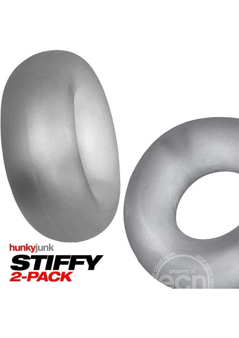 HUNKYJUNK STIFFY 2PK C-RING CLEAR ICE