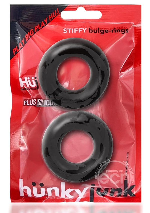 HUNKYJUNK STIFFY 2PK C-RING TAR ICE