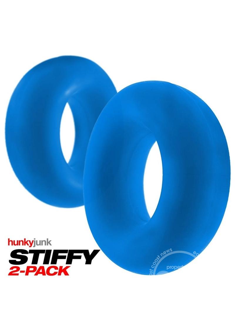 HUNKYJUNK STIFFY 2PK C-RING COBALT