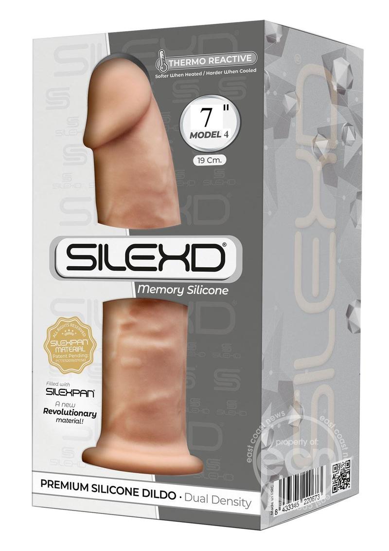 SILEXD DILDO 7" MODEL 4 FLESH