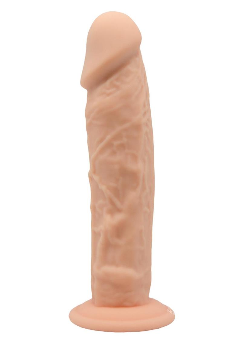 SILEXD SILICONE DILDO 8" FLESH MODEL 2