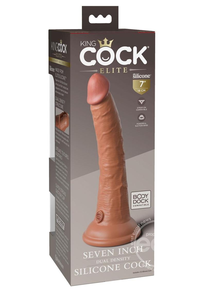 KING COCK ELITE 7" - TAN