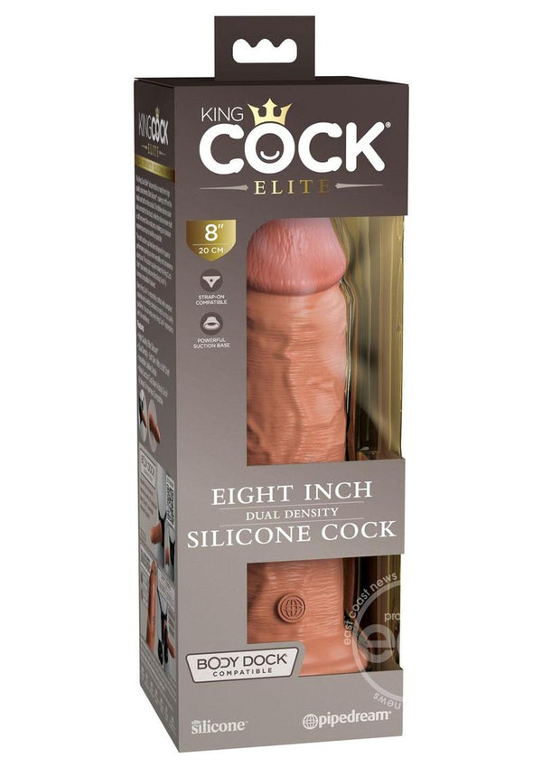 KING COCK ELITE 8" - TAN