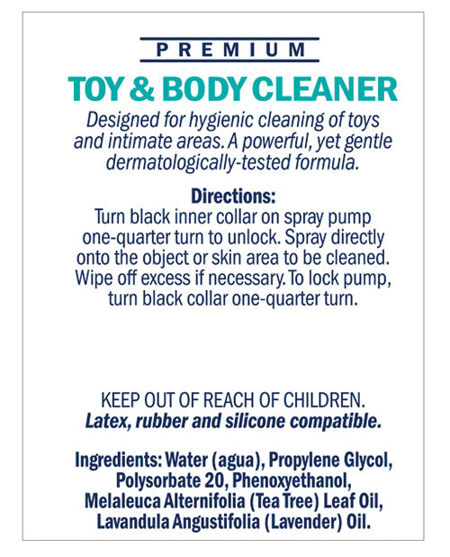 SWISS NAVY TOY & BODY CLEANER 6 OZ