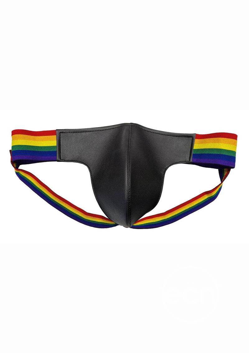 ROUGE LEATHER RAINBOW JOCK/L