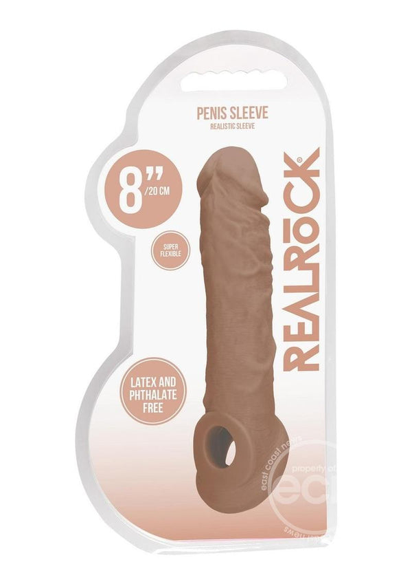 REALROCK /PENIS SLEEVE/8 INCH/TAN