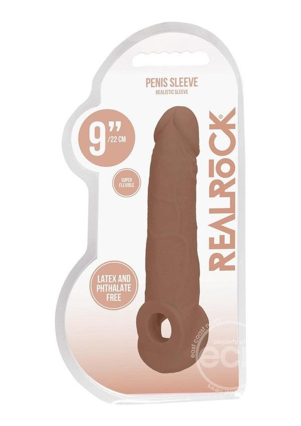 REALROCK /PENIS SLEEVE/9 INCH/TAN