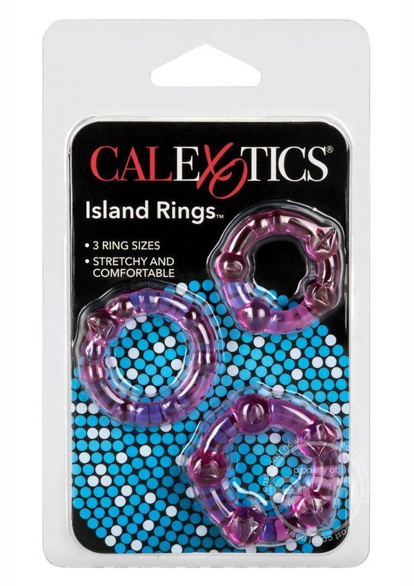 Island Rings Cock Rings (3 piece set)