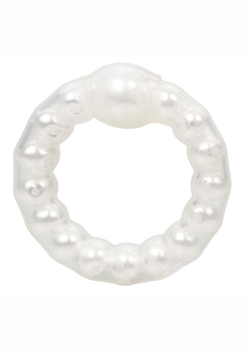 Pearl Beaded Prolong Silicone Cock Ring