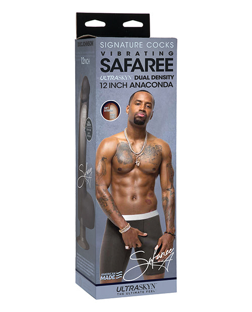 SIGNATURE COCKS/SAFAREE/VIBRATING 12 INCH