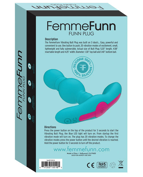 FEMME FF 1012-04 FUNN PLUG TURQUOISE