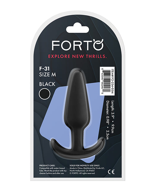 FORTO/POWER & PLEASURE/F-31 PLUG/MEDIUM/BLACK