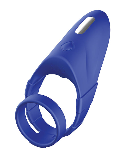 FORTO/Power & Pleasure/F-48/Perineum Vibrating cock ring/blue