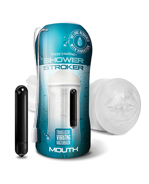 HAPPY ENDING VIBRATING SHOWER STROKER, MOUTH