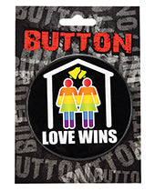 RAINBOW LOVE WINS FEMALE/BUTTON