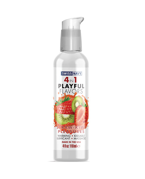 SWISS NAVY 4IN1 STRAWBERRY KIWI 4OZ