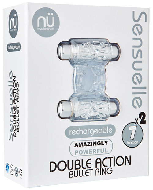 NU/SENSUELLE/DOUBLE ACTION RING/CLEAR