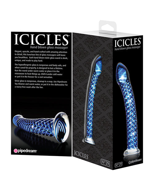 ICICLES/GLASS WAND BLUE