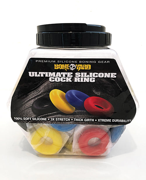 BONEYARD ULTIMATE SILICONE COCK RING MULTI