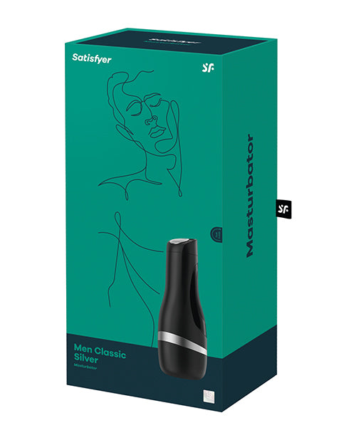 SATISFYER MEN CLASSIC MASTURBATOR SILVER