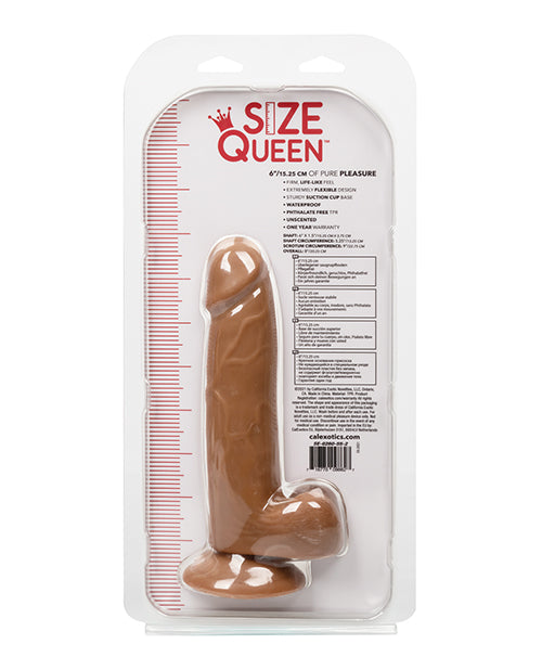 SIZE QUEEN 6"/15.25 CM BROWN