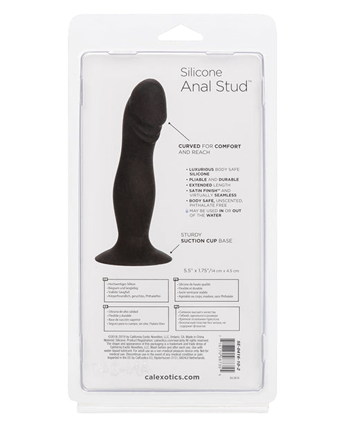 SILICONE ANAL STUD DILDO SUCTION CUP