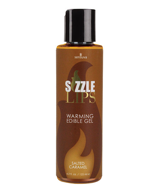 SIZZLE LIPS SALTED CARAMEL WARMING GEL 4.2 OZ