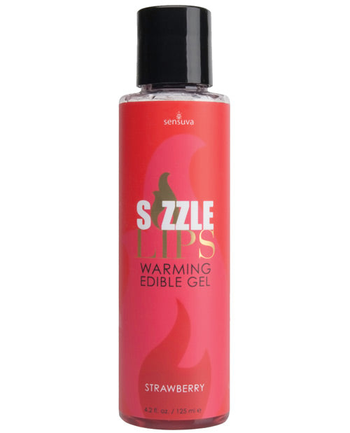 SIZZLE LIPS STRAWBERRY WARMING GEL 4.2 OZ