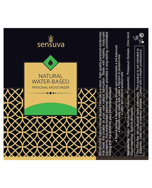 SENSUVA/NAT WATER BASED/APPLE CANDY/4FLOZ